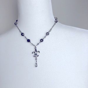 Cookie Lee Fleur Di Lis Necklace